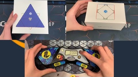 GAN Pyraminx & Skewb + G5 Timer & Mat Unboxing (Amazon)