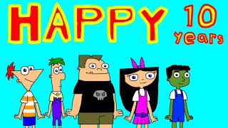 Phineas and Ferb's 10 year party