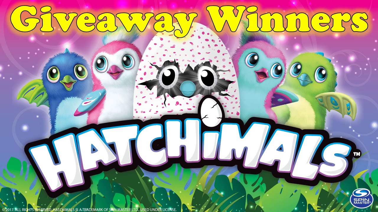Hatchimals Giveaway Winners