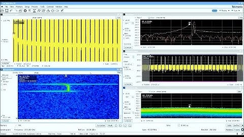 Characterizing Radar using a Tektronix Real Time Spectrum Analyzer