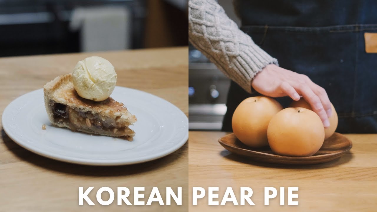Korean Inspired Asian Pear Pie