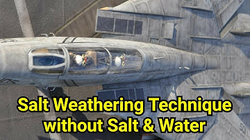 Salt Weathering Effect Without Salt & Water and More Realistic
