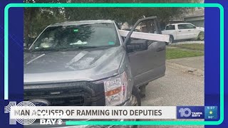 Man arrested after striking deputies with car, fleeing traffic stop