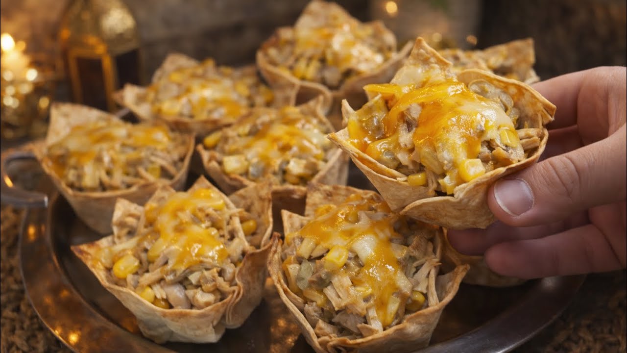 أخطر تورتيلا مقرمشة بالدجاج  