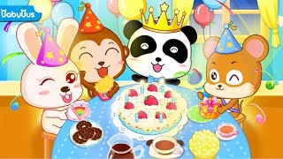 Panda's Birthday Party "Bus  Educational Education Games" Android Gameplay Video screenshot 4