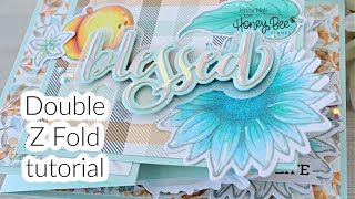 Easiest Double Z Fold tutorial!