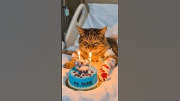 #animal-intelligence #cat #cake #o #cute #aiandcats #happybirthday #aicats #funny #kitten #o
