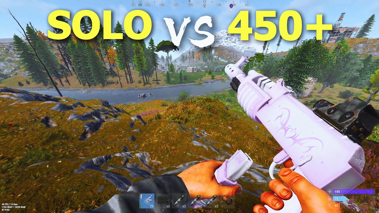 A SOLO WIPE DAY ON HIGH POP | Official Vanilla Server Rust - YouTube