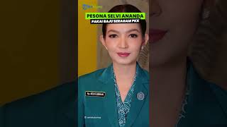 Jadi Istri Cawapres Terpilih Pesona Selvi Ananda Pakai Seragam Pkk Warna Hijau Curi Perhatian
