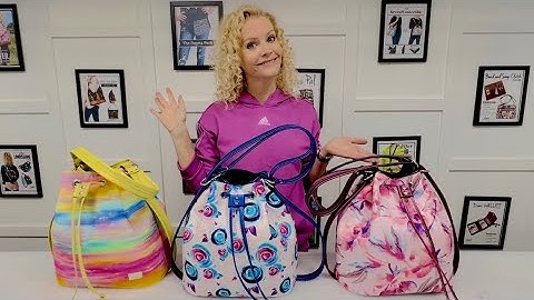 Turning a Krystal Convertible into a Drawstring Bucket Bag!