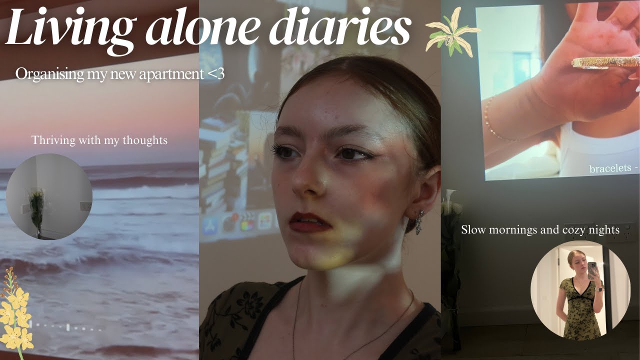 Living alone diaries | Night Routine | Skincare | Organising my new apartment ☕️