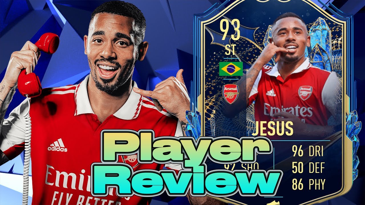 Worth the price tag? 93 TOTS Gabriel Jesus FIFA 23 Player Review