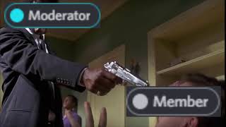 Discord moderators when a member pings them