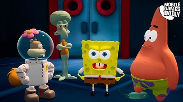 SPONGEBOB SQUAREPANTS BATTLE FOR BIKINI BOTTOM Full Game Movie All Cutscenes (iOS, Android)