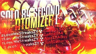 IW:"Zombies Chronicles BO3 DLC 5" Insane *Solo* 84 Second De Atomizer Strike On Skydock!!