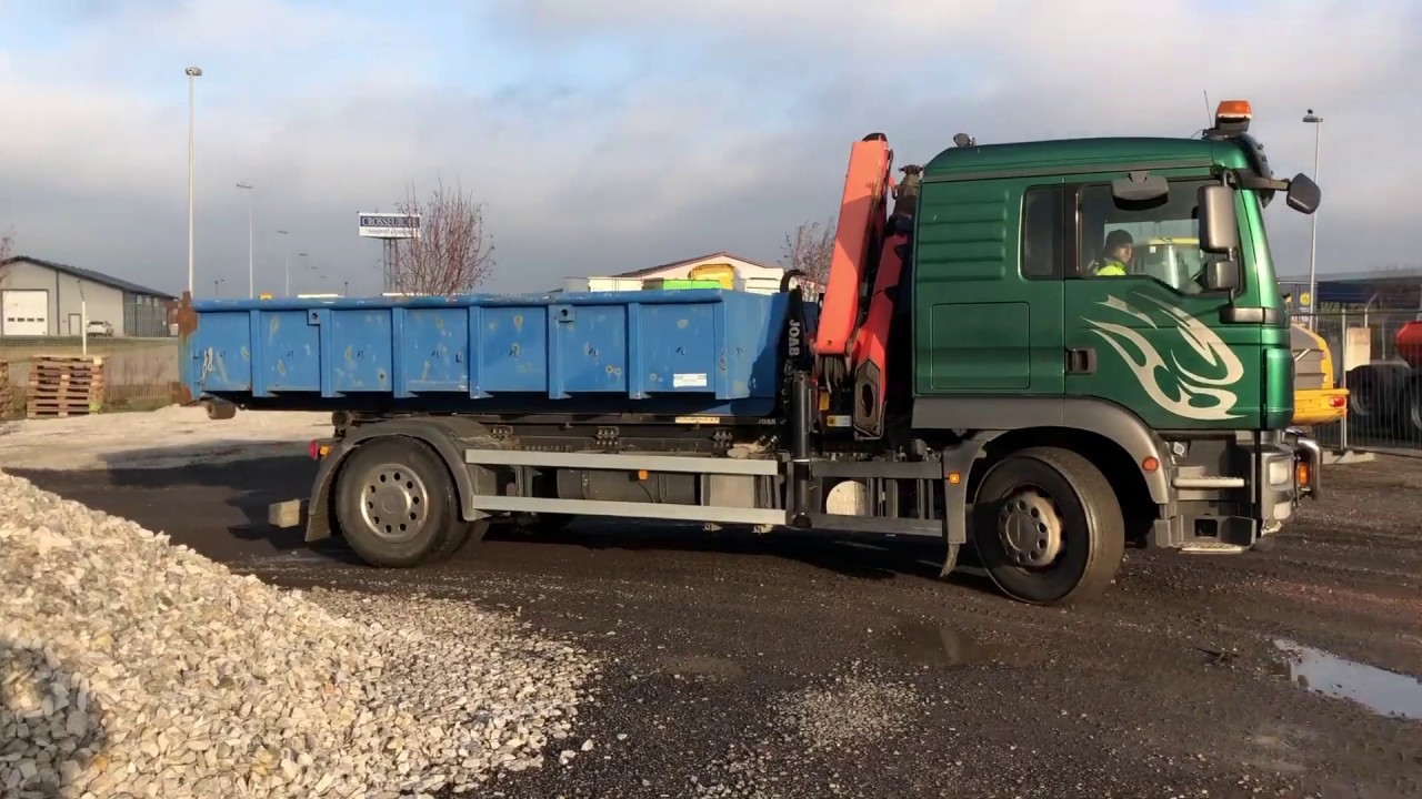 Kran/krokbil MAN MAN kran / krokbil TGM 18.290