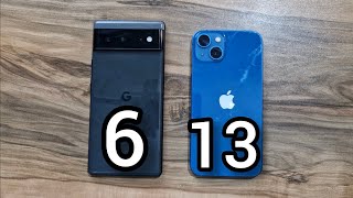 Google Pixel 6 vs iPhone 13