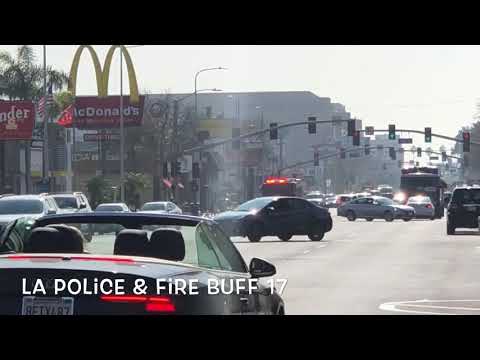Lafd engine 15 responding