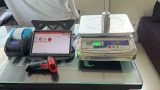 Retail Pos system with weighing scale