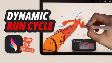 4 Frames, Infinite Speed: Flash’s Frame-by-Frame Run Animation in Procreate Dreams!