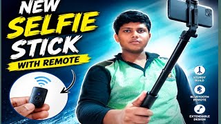 NEW Selfie Stick with Bluetooth Remote  Full Review #SelfieStick##Unboxing #Unboxing#GadgetReview