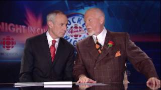 HNIC - Post Game Show with Ron MacLean & Don Cherry - Oct 29th 2011 (HD)