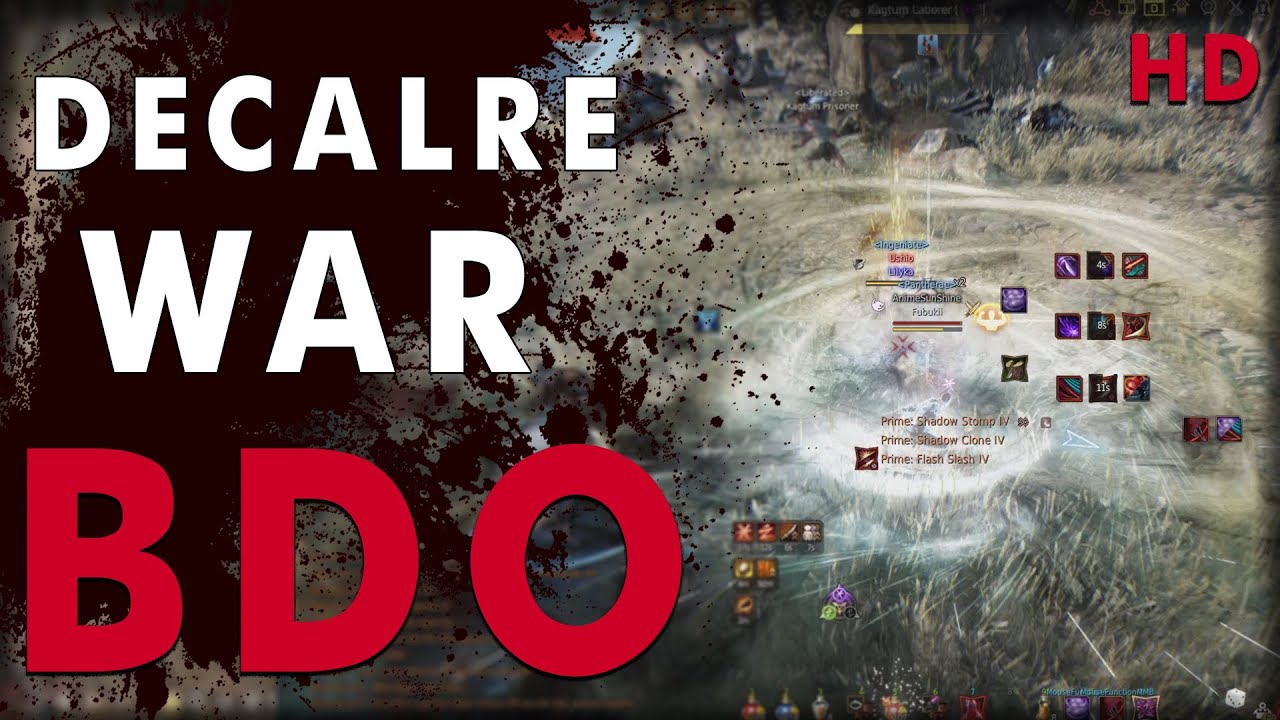 Perma Red Player DECLARES WAR | BDO | Black Desert Online