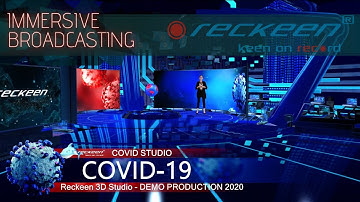 🔺IMMERSIVE🔺Broadcasting in a 3D Virtual Studio by RECKEEN 🦈