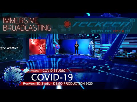 🔺IMMERSIVE🔺Broadcasting in a 3D Virtual Studio by RECKEEN 🦈