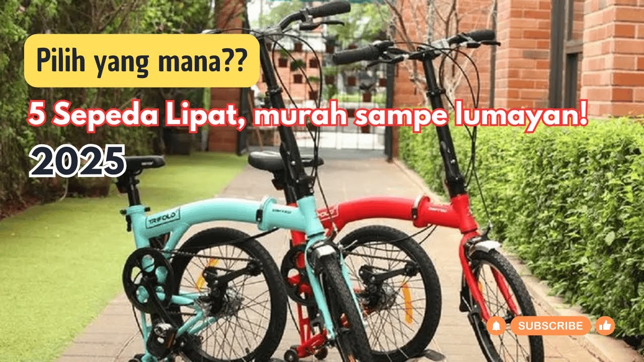 Pilih yang mana?! 5 Sepeda Lipat dari yang murah sampe lumayan 2025!