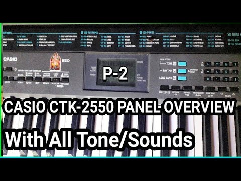 CASIO CTK 2550 CTK 2500 ALL SFX Indian Drum Set Tone Sounds Ful Panel Review Demo Tutorial Piano