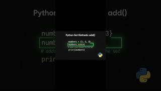 Python Set add() MethodAdd Elements in Seconds! 🚀