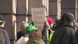 'Save the Post' rally supports laid off Washington Post staff