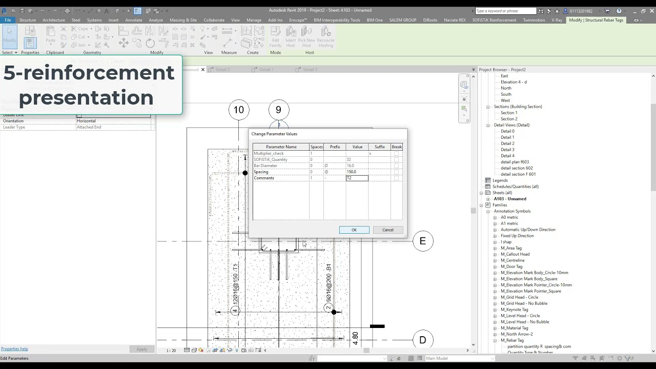 WORKFLOW SHOP DRAWING BY SOFISTIK reinforcement