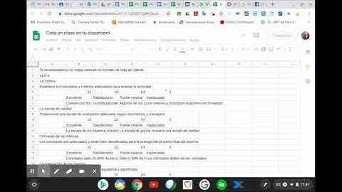 Subir rubricas a classroom
