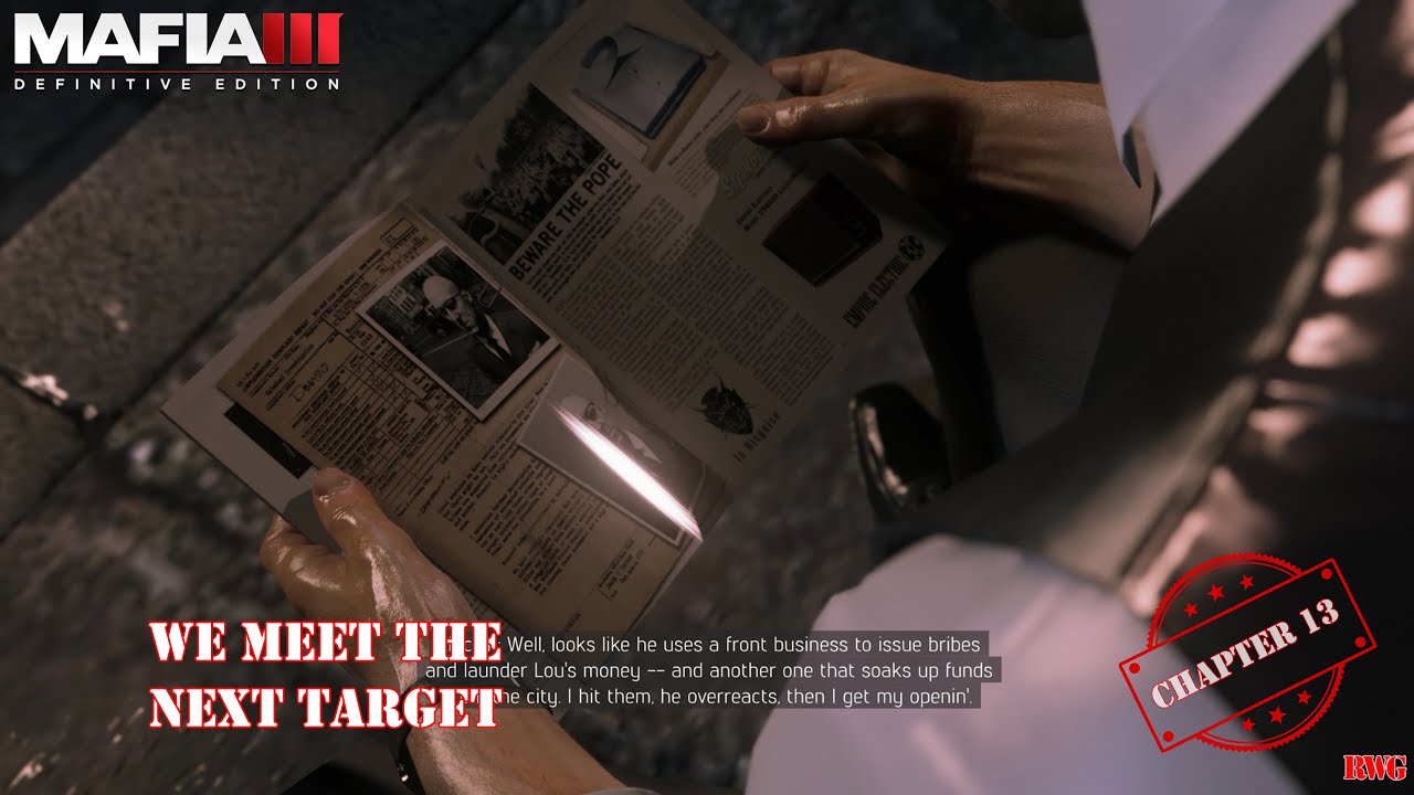 Mafia 3 Definitive Edition Chapter 13 We meet the next target YouTube