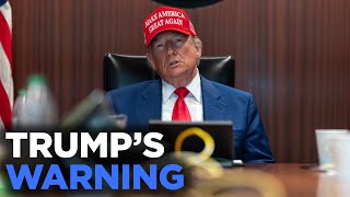 Trump Addresses Nation On Iran Calls For Peace To Come Quickly, Issues Strike Warning Trending