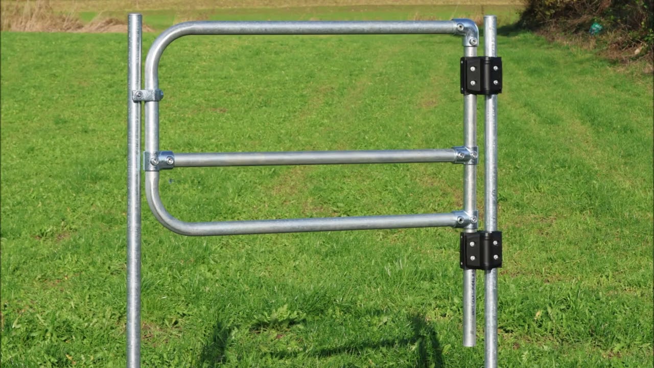 STAHL plus AG selbstschliessendes Tor mit Rohrverbinder