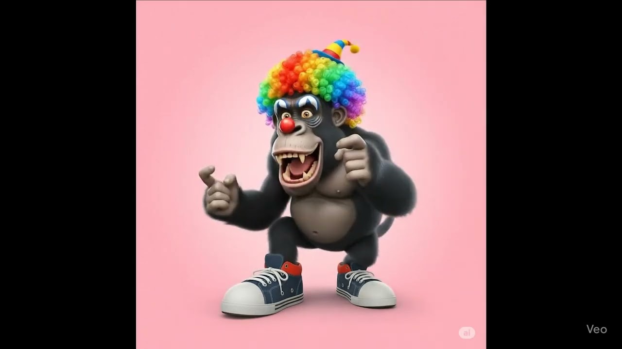 Happy monkeys drivinig