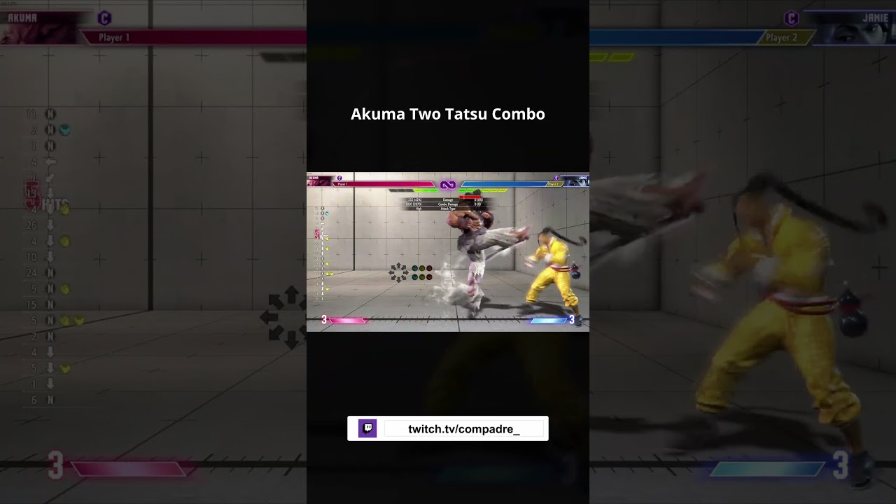 Season 3 Akuma 2 Tatsu Combo