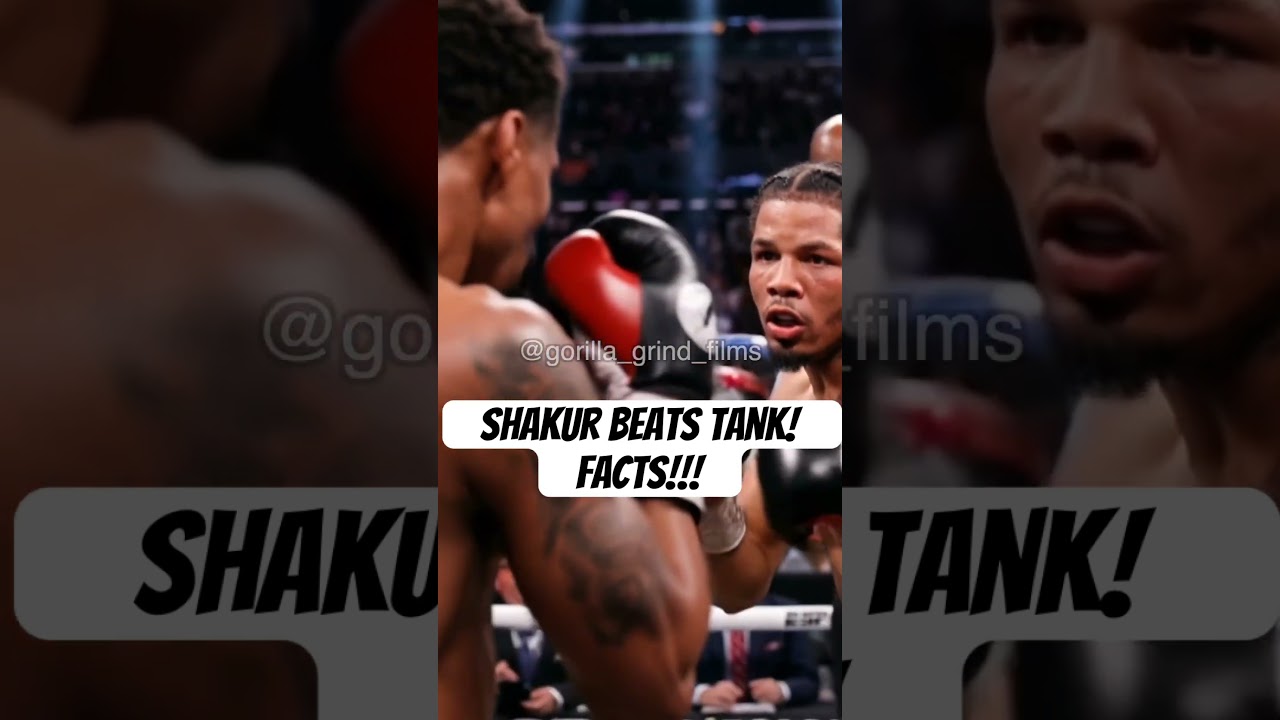 Shakur Stevenson Beats Gervonta Tank Davis 😳