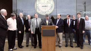 Knox County Clerk Foster Arnett Press Conference East Knox Location Ribbon Cutting