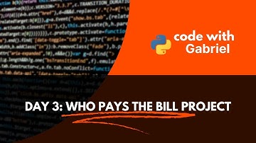 🎲 Day 3 Python Project — Random Bill Payer Selector (Beginner-Friendly) #Python #PythonProgramming