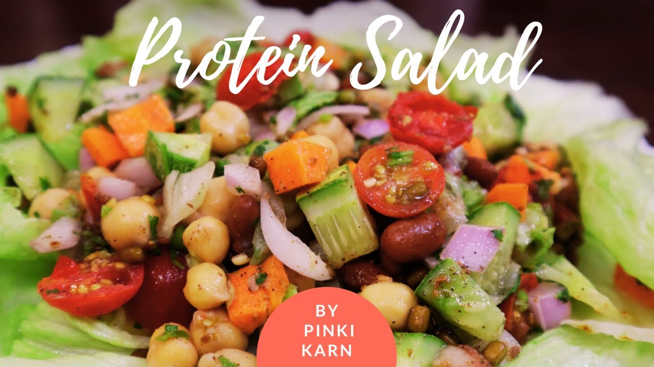 Protein Salad Recipe | How To Make High Protein Salad | Healthy Weight ...