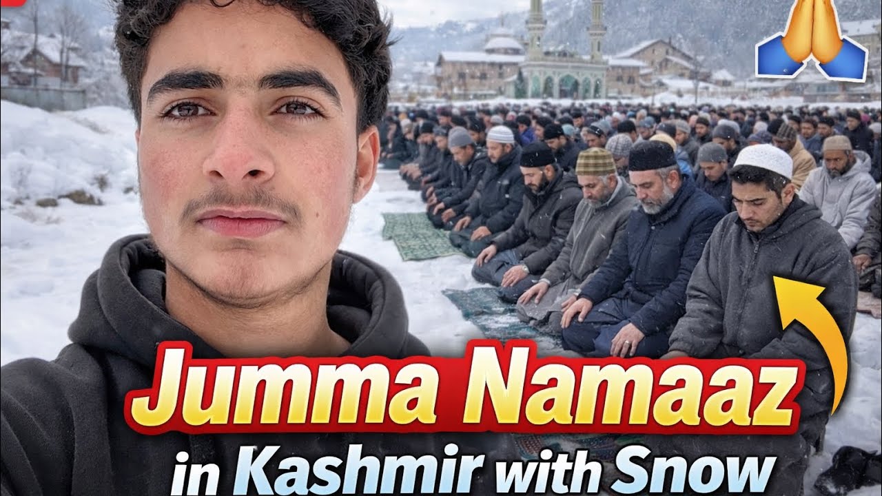 Jumma Namaaz in Kashmir ❄️ | Praying in Snow | Musaib’s Life Diary