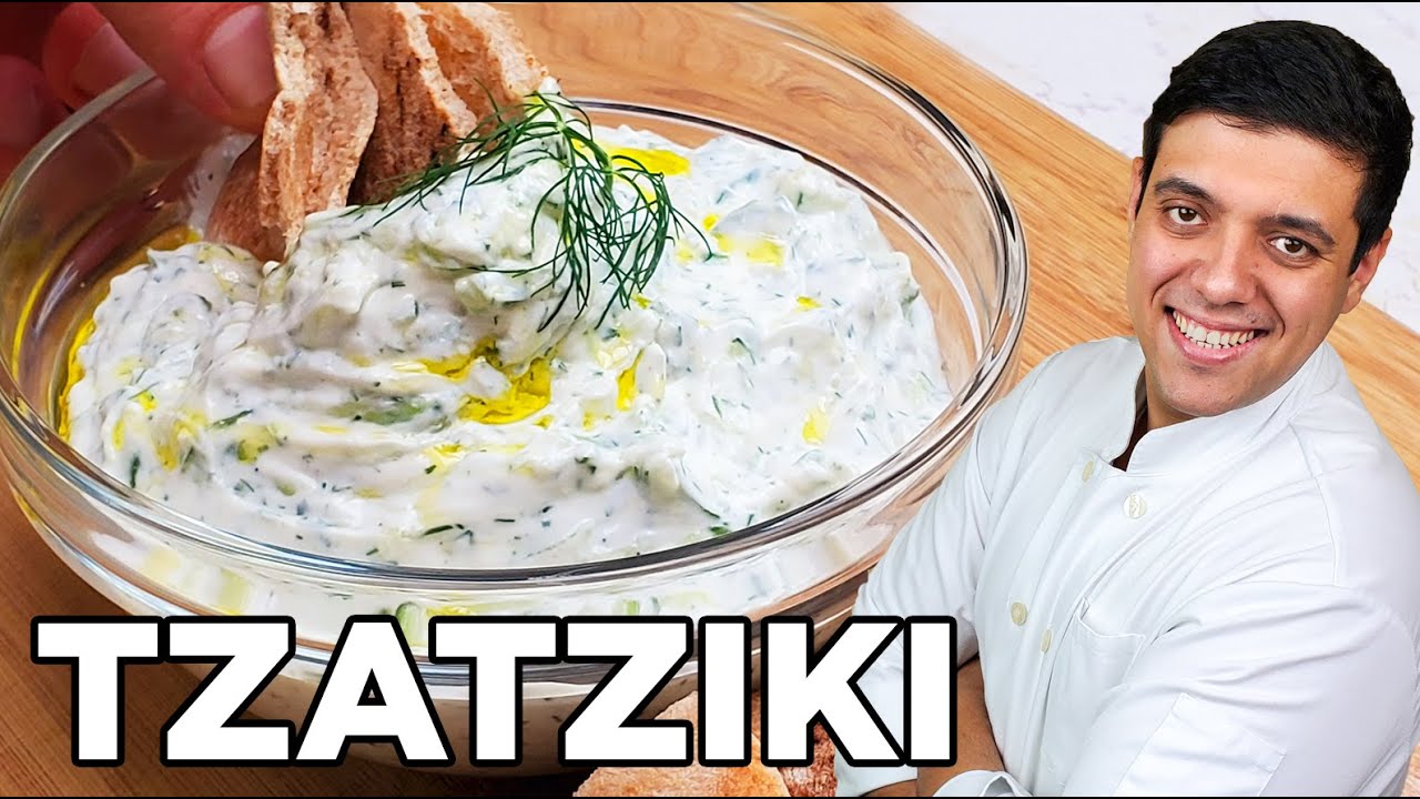 Easy Tzatziki Sauce Recipe [ Yogurt Sauce ]