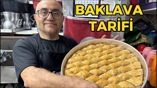 BOŞ BAKLAVA TARİFİ! BAKLAVA HAMURU NASIL AÇILIR!