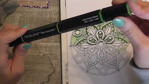 ABGEARBEITE(S)T: Ich teste das "Spectrum Noir Blended Mandalas Discovery Kit"