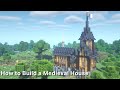 [Minecraft] How to Build a Medieval House