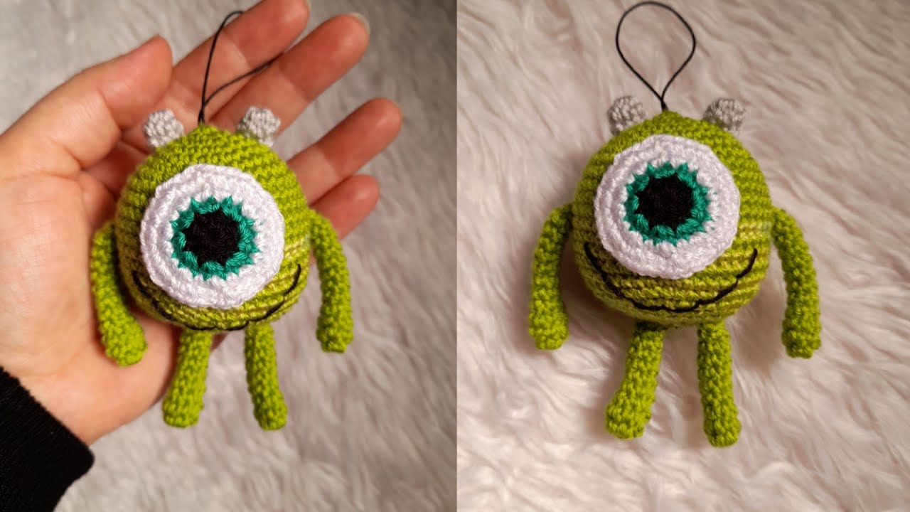 مارد وشوشوني كروشيه/أميجرومي /wazowski #crochet #amigurumi